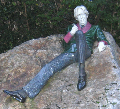 Oscar Wilde statut à merrion square